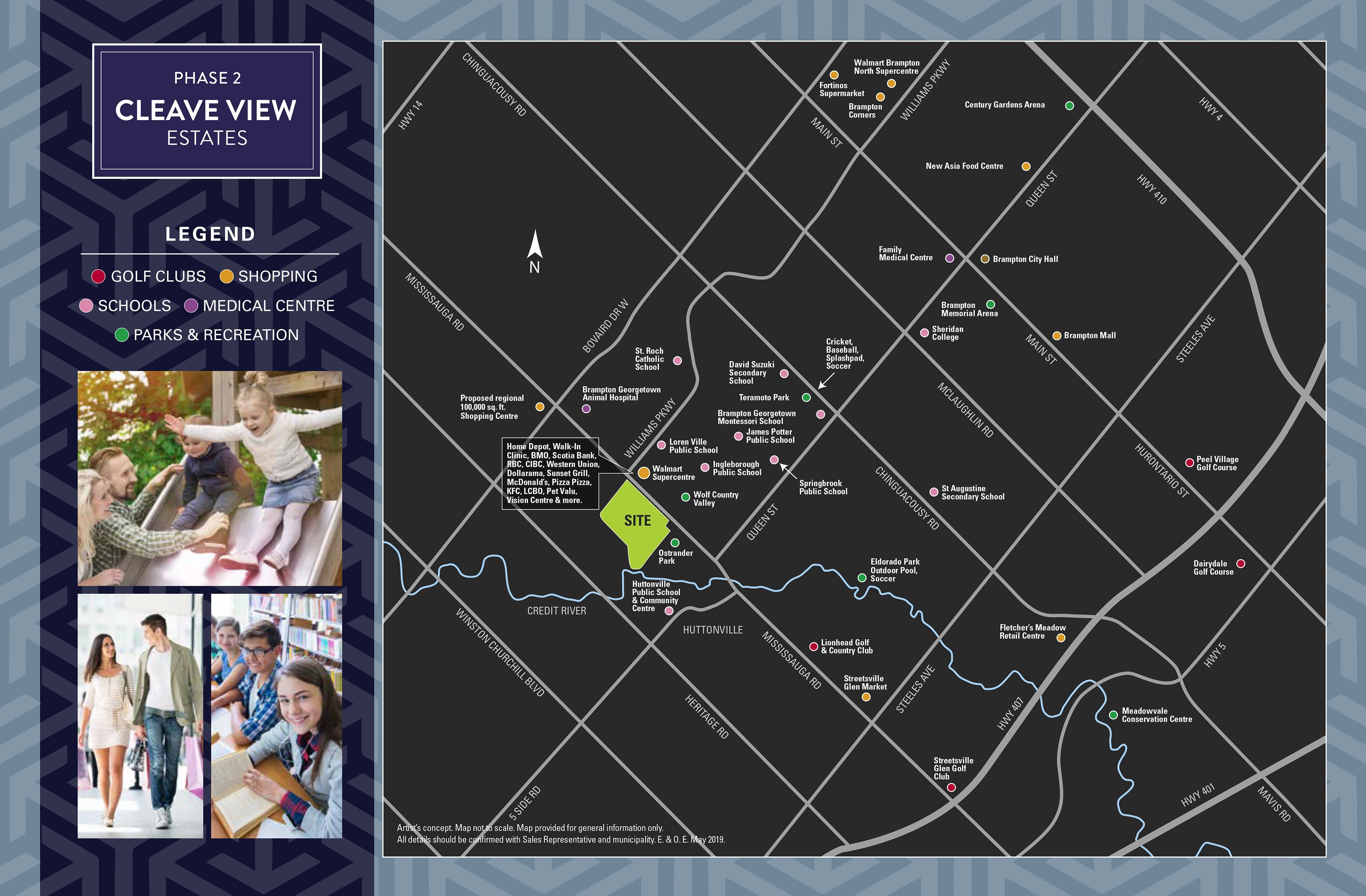 Cleave View Estates Amenities Map