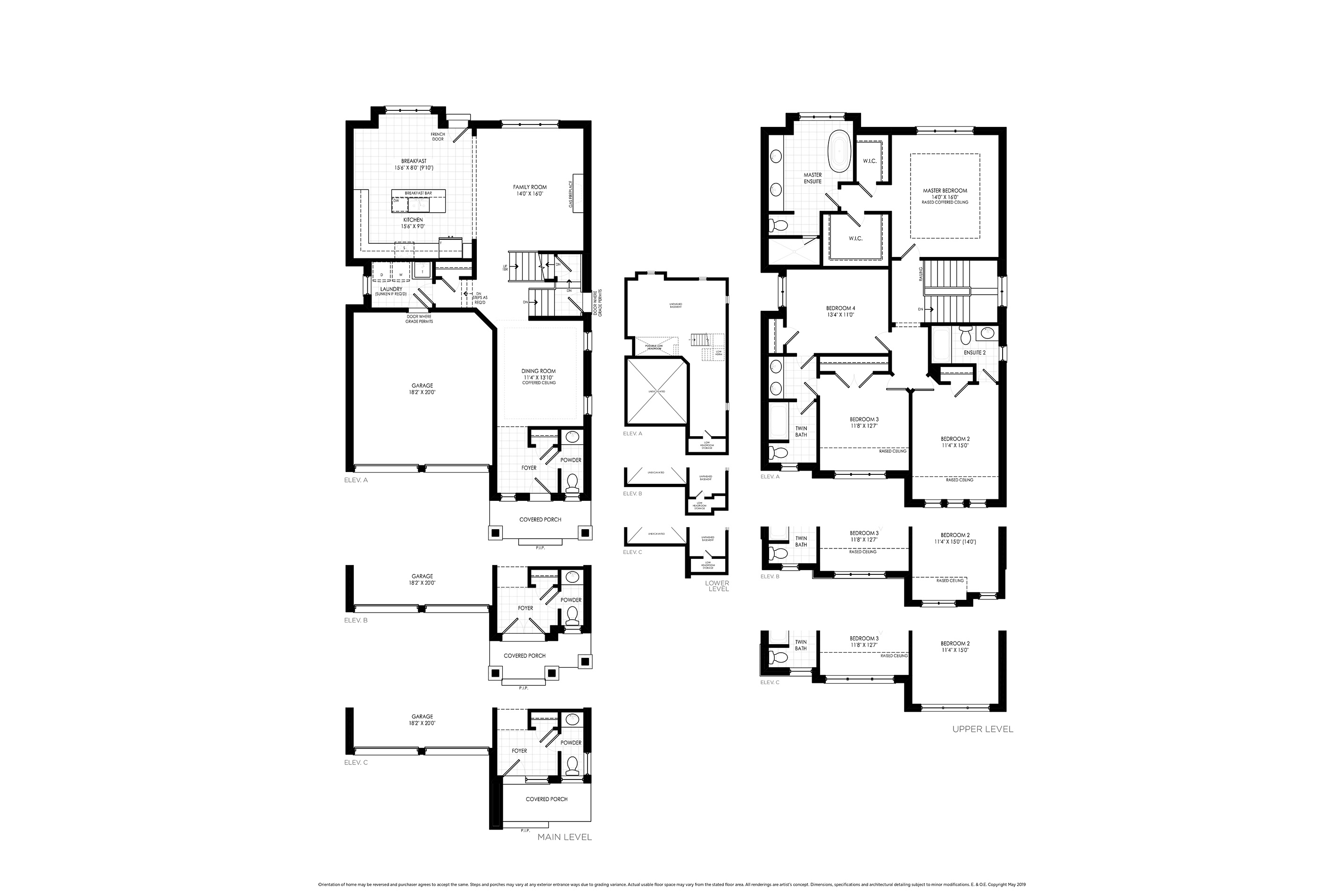 Floor plan — Auster Home Model