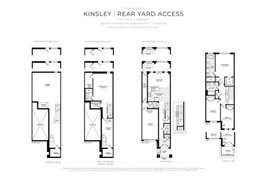Kinsley (Rear Yard Access) Floorplan