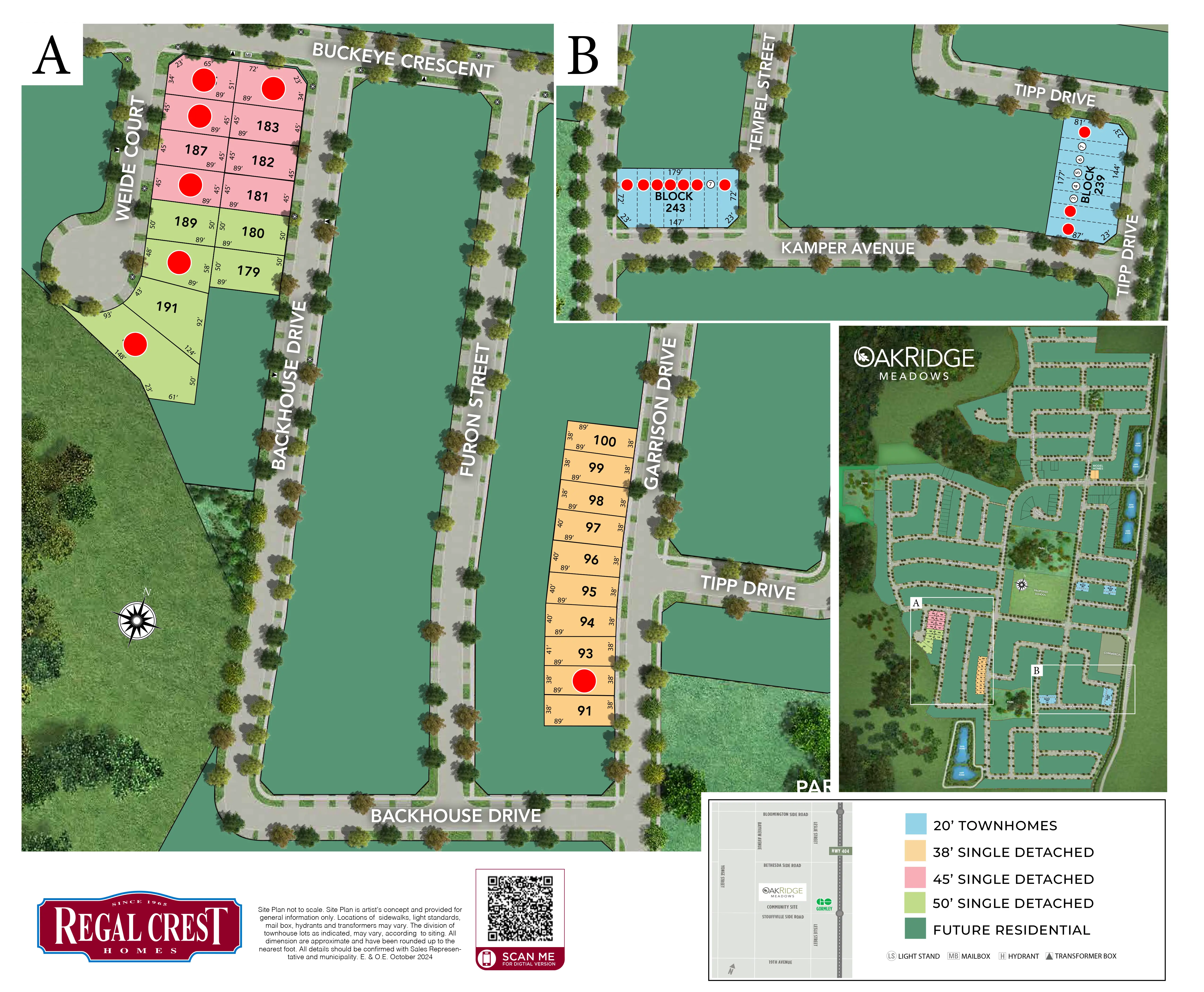 The New OakRidge Site Plan