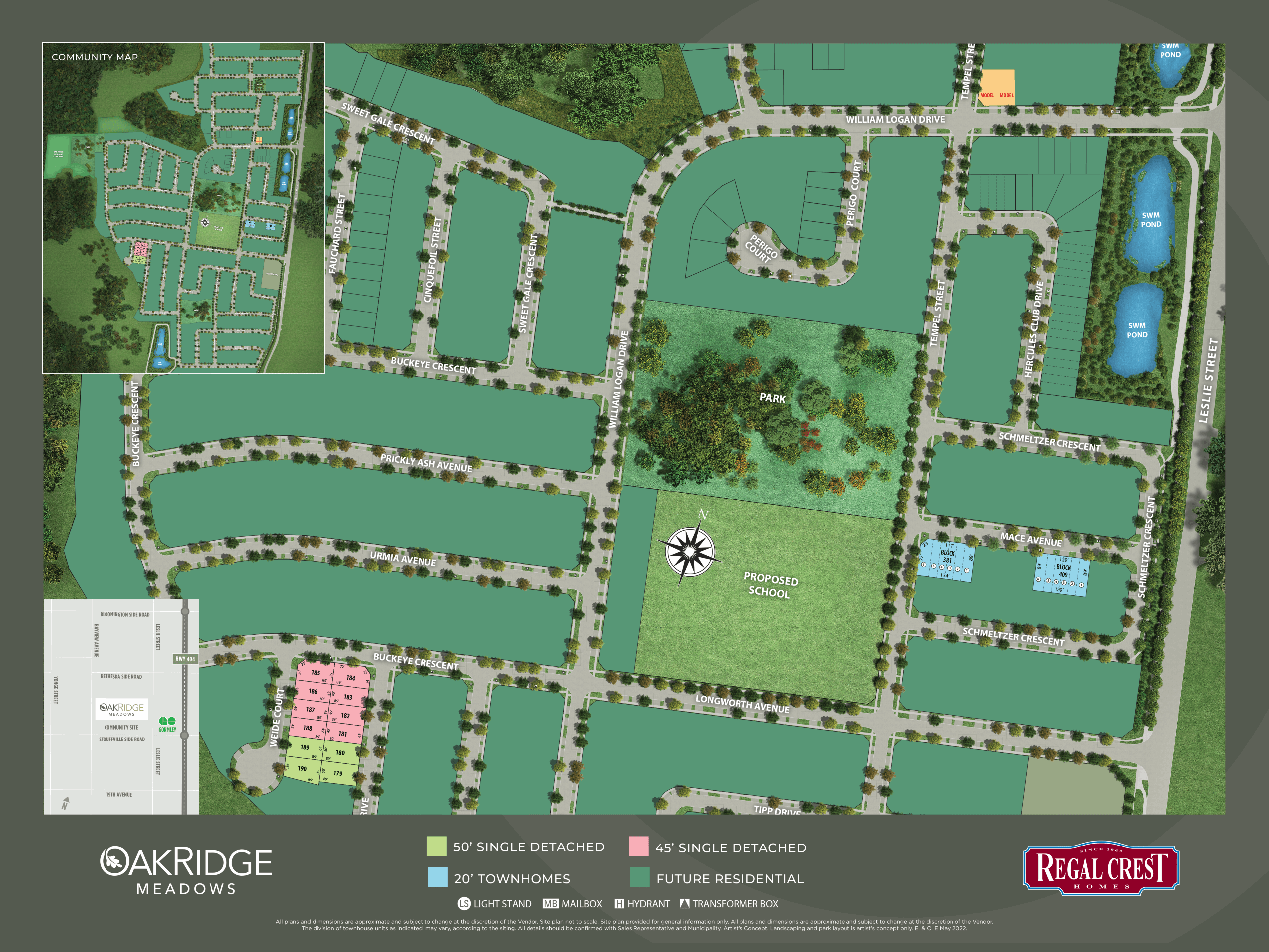 OakRidge Meadows Site Plan
